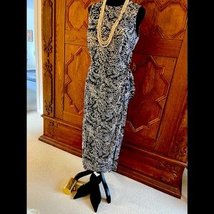 Maggy London Silk Wrap Dress